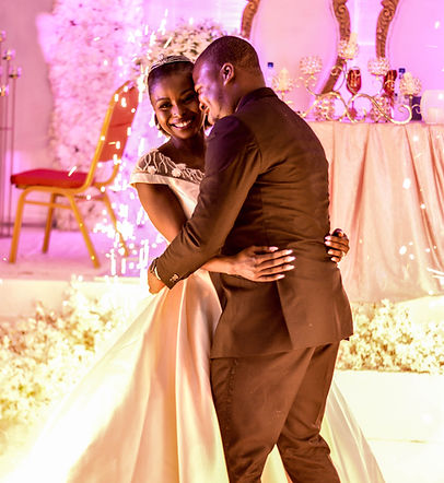 Bride and Groom Wedding reception first dance