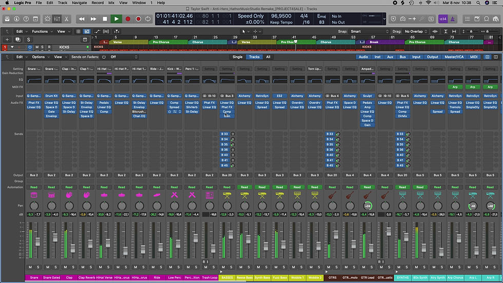 Thumbnail: Logic Pro X Remake of "Taylor Swift - Anti-Hero"