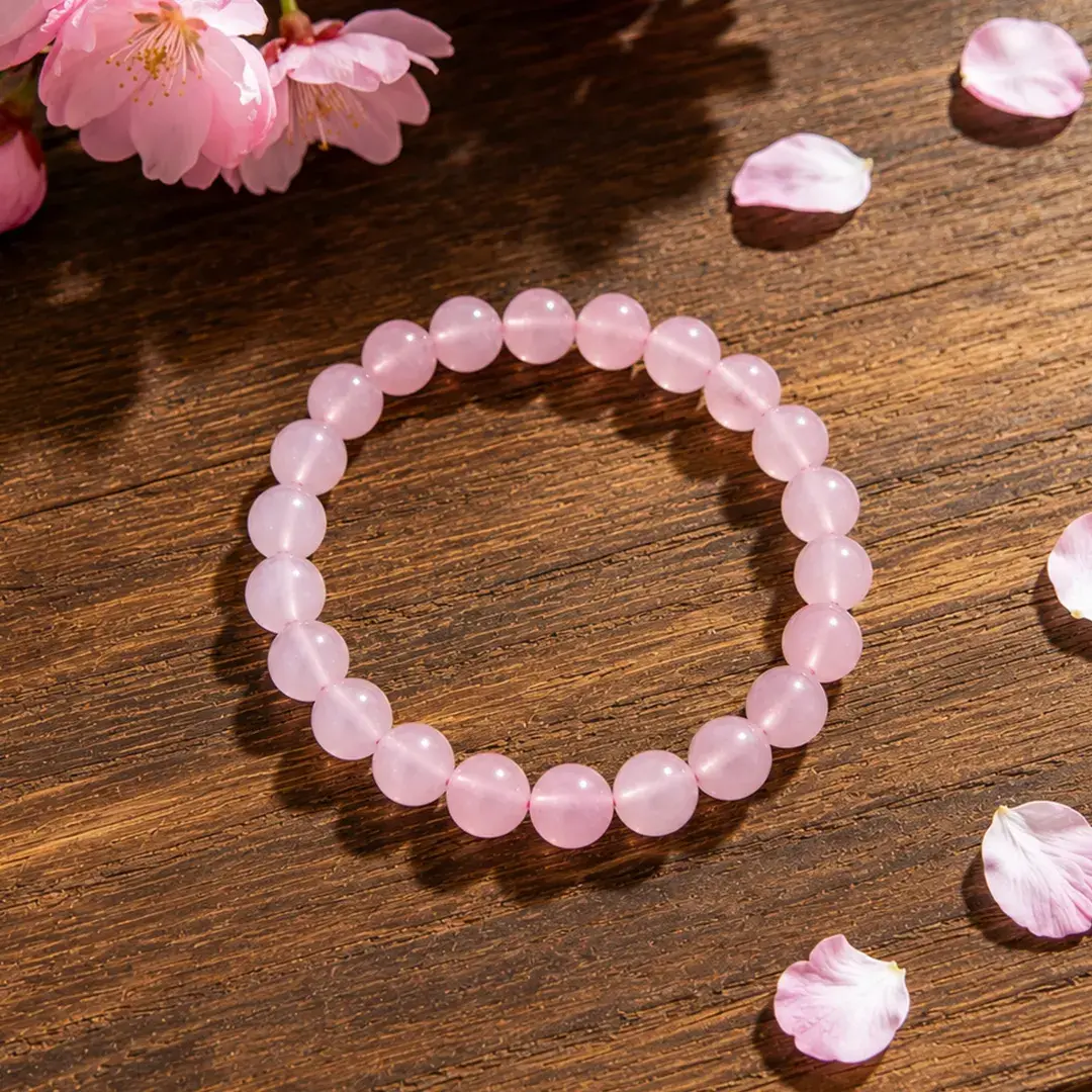 rose quartz bracelet