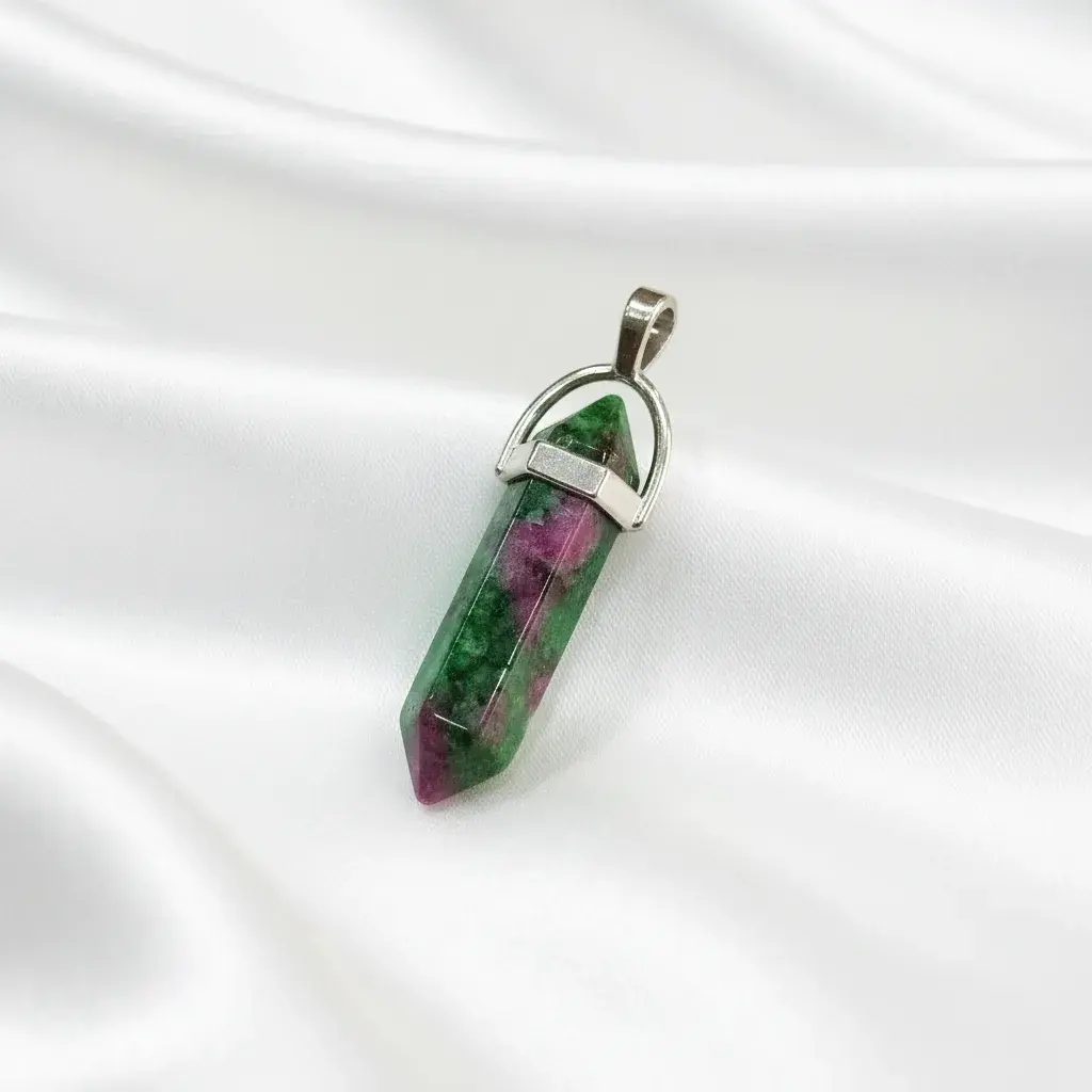 Ruby Zoisite Pencil Locket