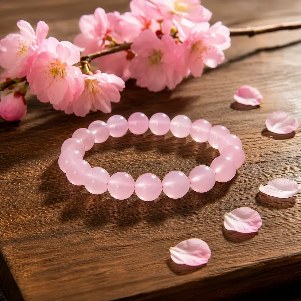 Thumbnail: rose quartz bracelet