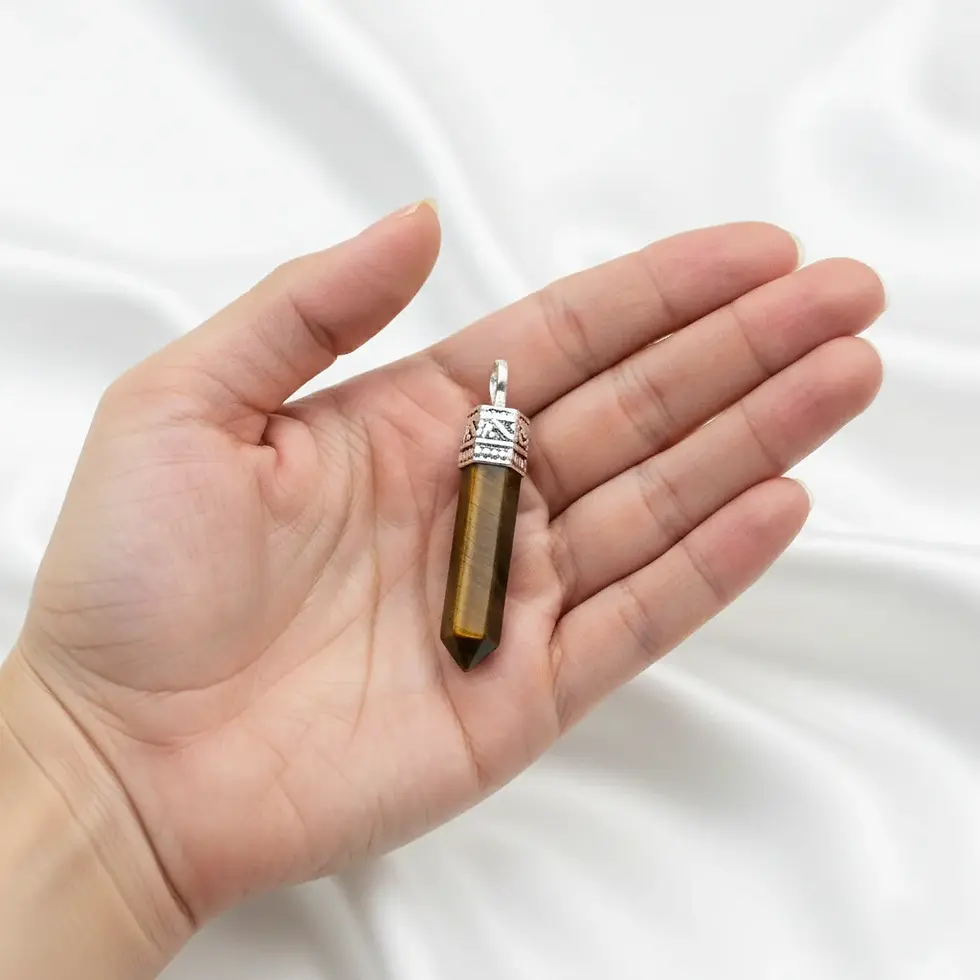 Thumbnail: tiger eye locket