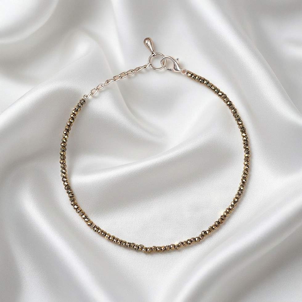 Pyrite Anklet