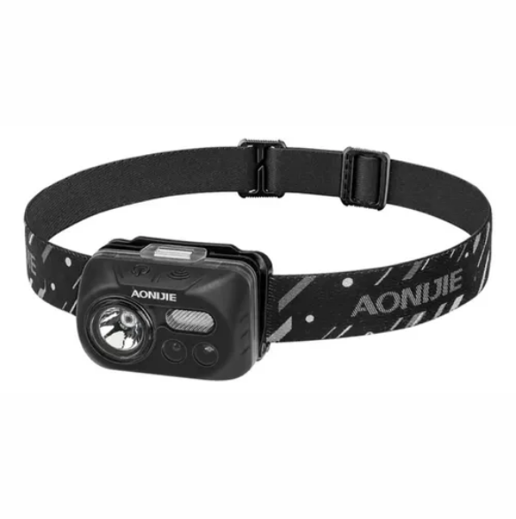 Lampara de cabeza E4031 Aonijie Negro Recargable