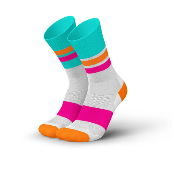 Socks Incylence Ultralight Tracks Cyan Pink