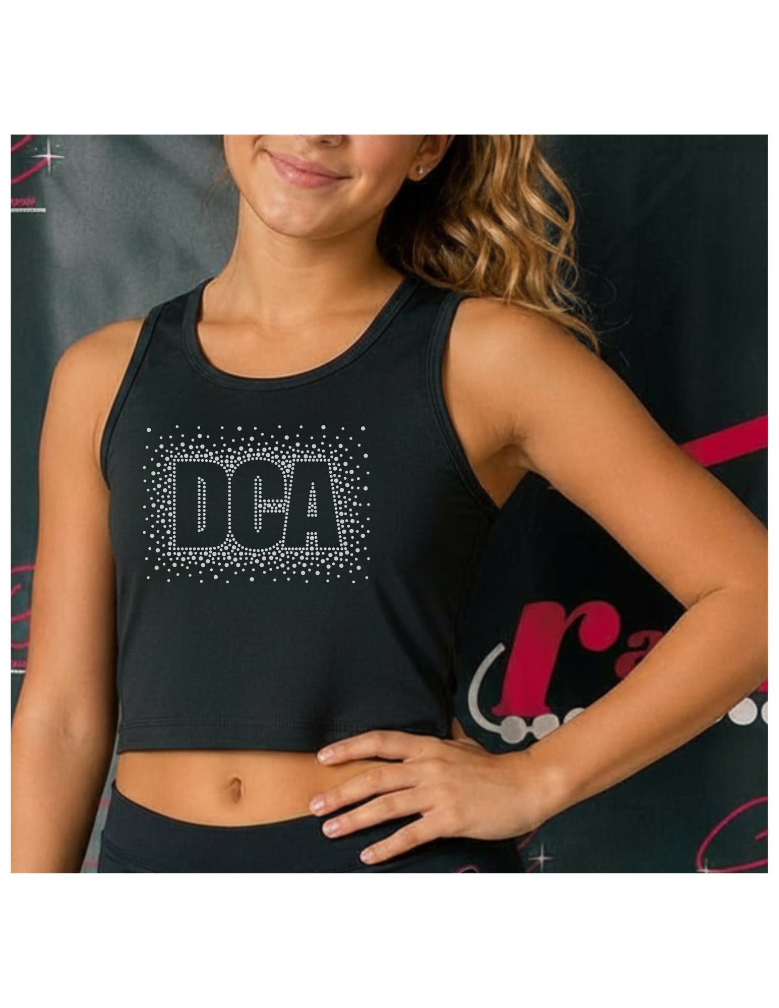 Diamond Cheer Athletics - Cropped Tank Top