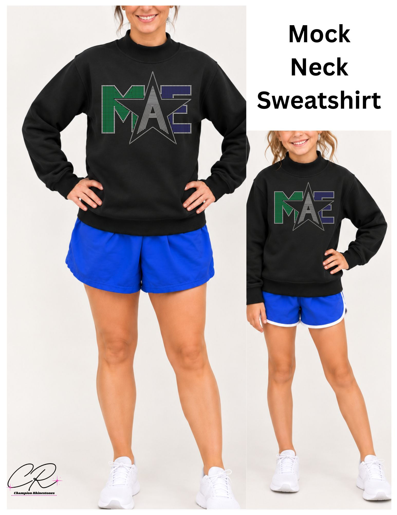 Masters Athletic Elite - Mock Neck Sweatshirt