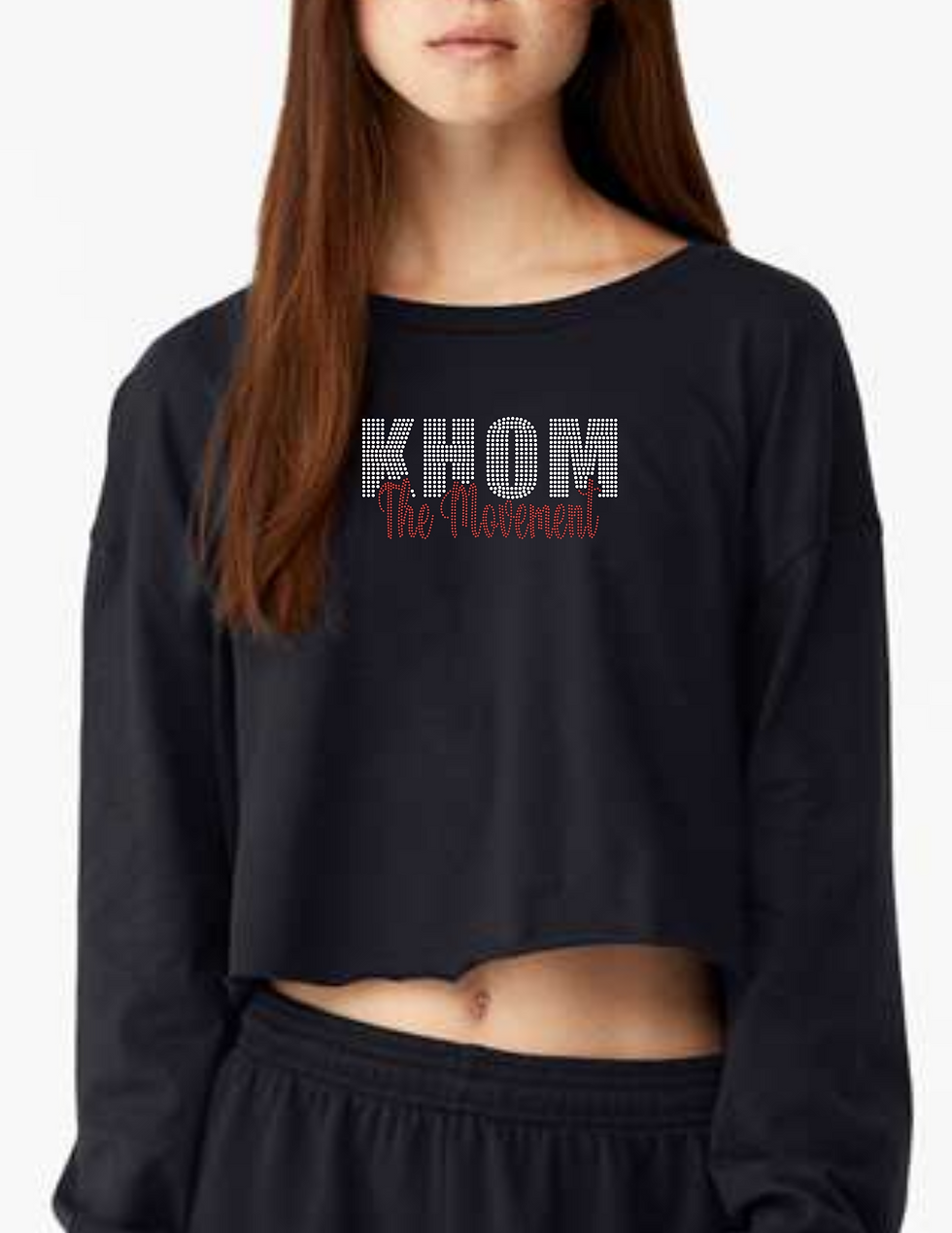 KHOM - Cropped Long Sleeve Shirt