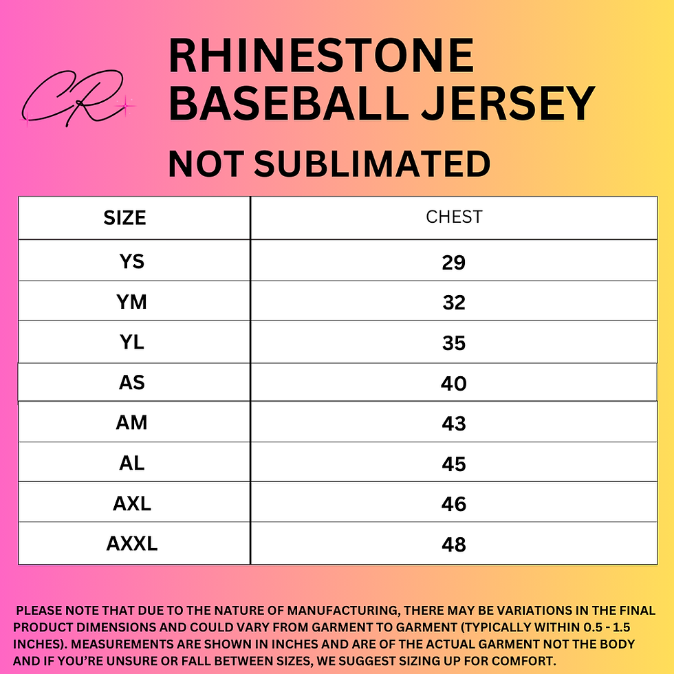 Cheer Store - Baseball Jersey