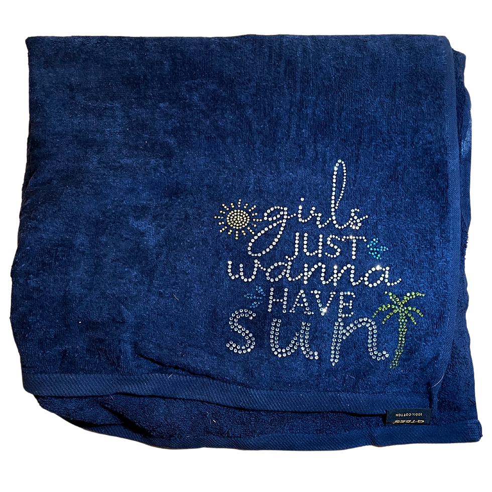 Thumbnail: Girls just wanna have sun - Beach/Pool Towel