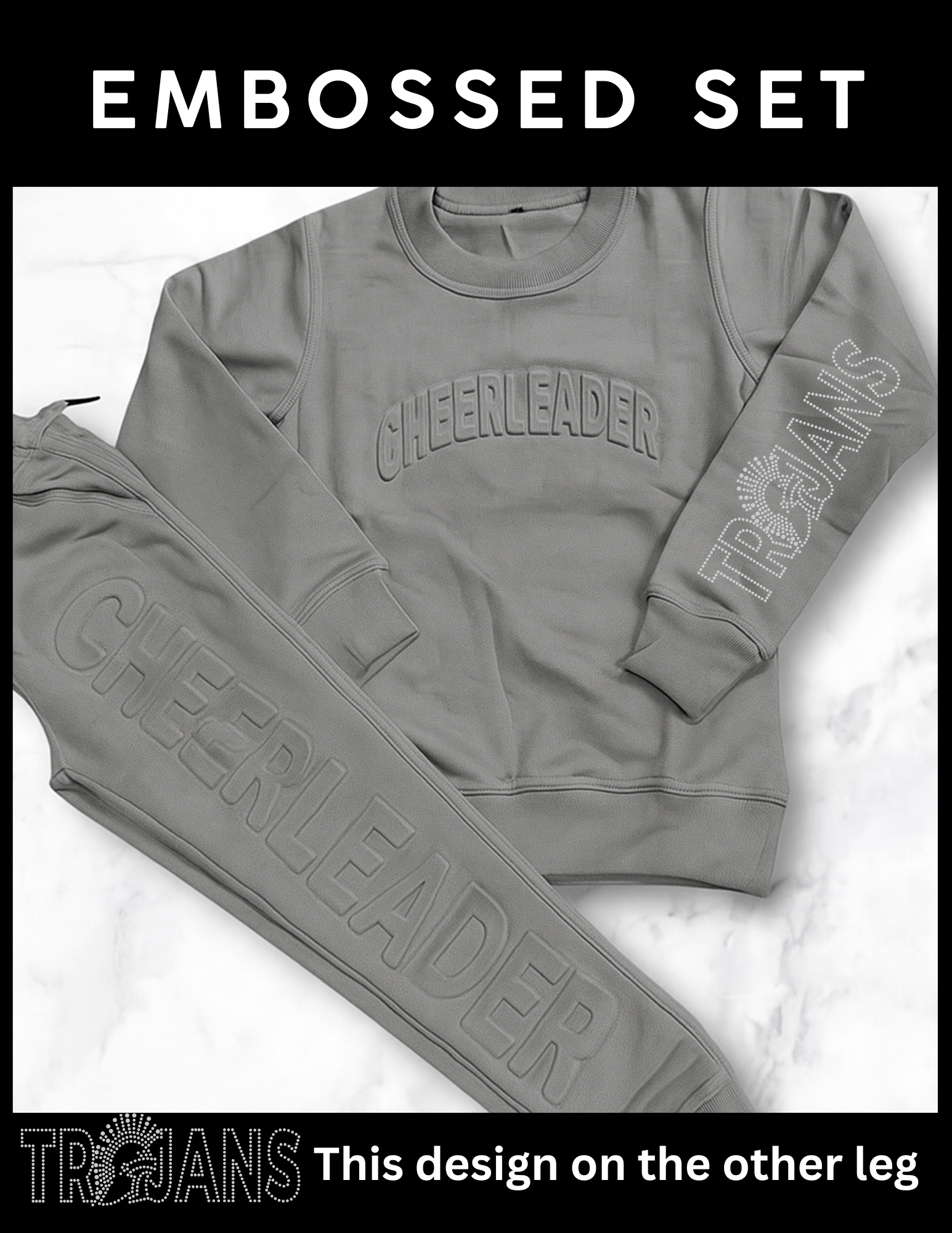 Danbury Trojans - Embossed Sweatsuit