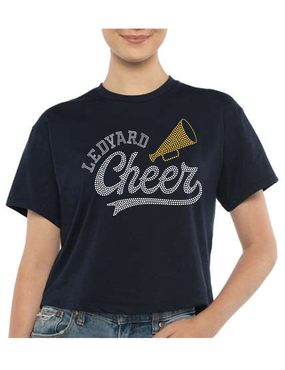 Thumbnail: Ledyard Cheer - Cropped Tee Shirt