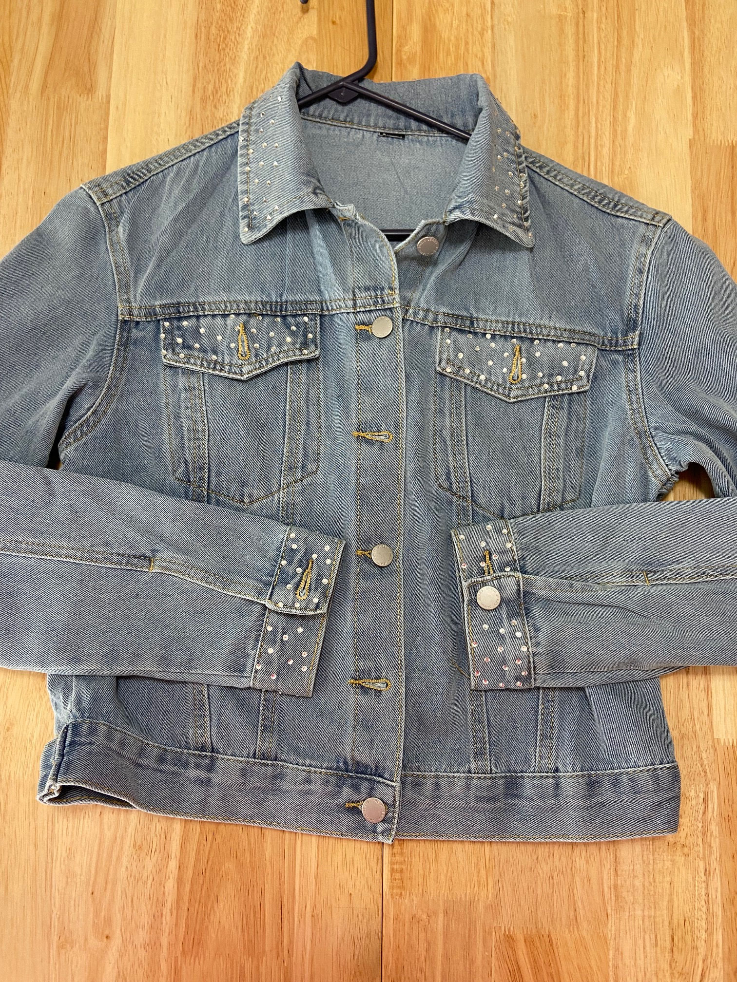 Rhinestone Jean Jacket