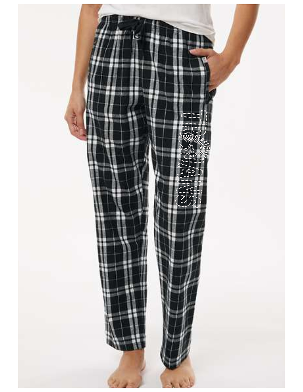 Thumbnail: Danbury Trojans - Flannel Pajama Pants
