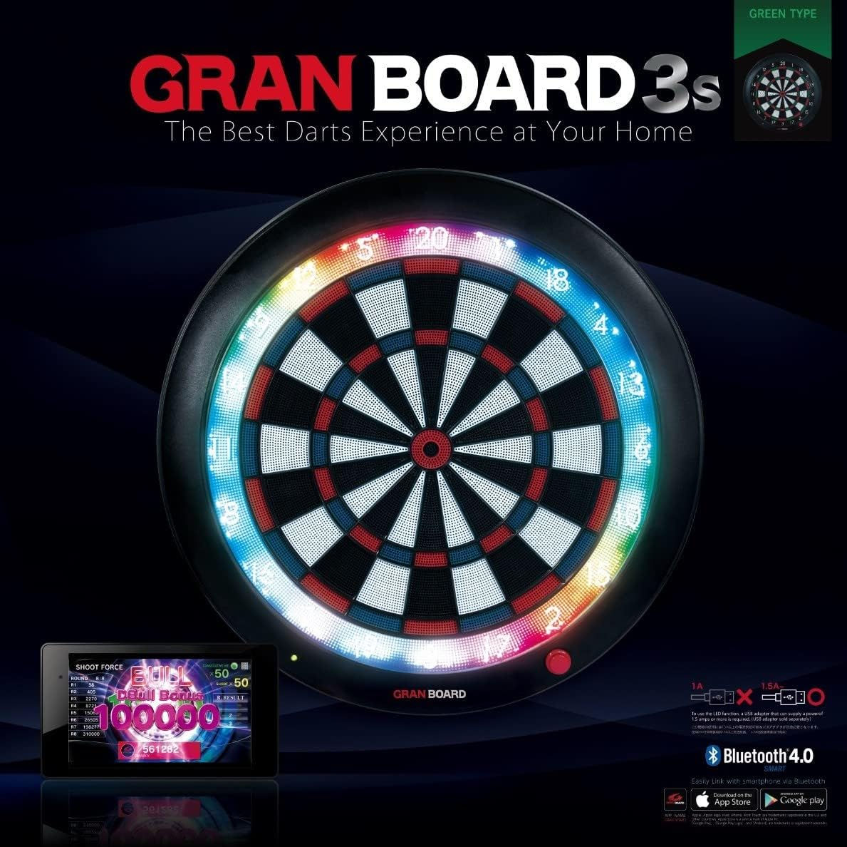 GRANBOARD 3S LED Bluetooth Dartboard