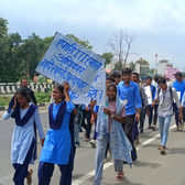 आईटीआई के निजीकरण के विरोध में उठी आवाज: जनप्रतिनिधियों ने भी निर्णय को बताया नियमों के विरुद्धVoices Rise Against Privatization of ITIs, Hundreds of Students March, 8 km to Submit Memorandum