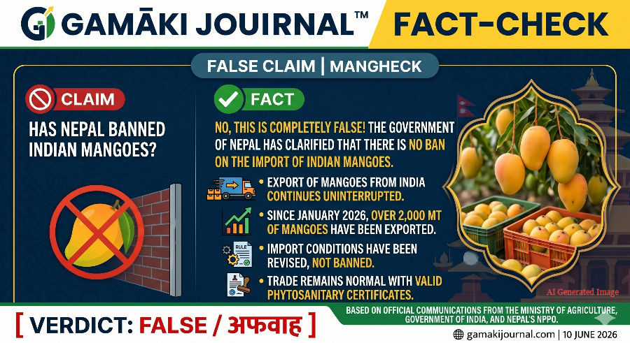 Fact-Check Reports, Mango Export News, India-Nepal Trade Relations