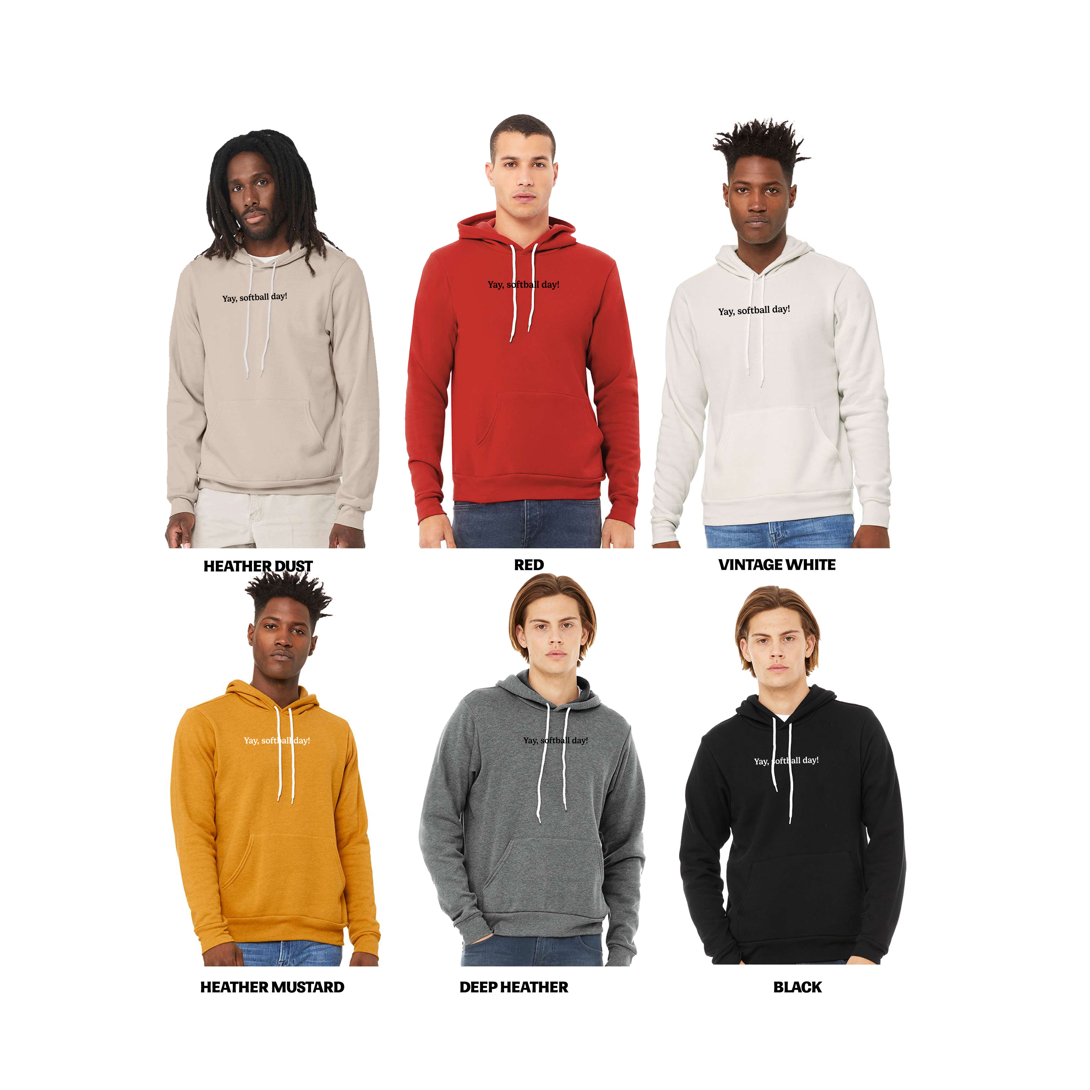 Adult Sponge Fleece Hoodie, Embroidered