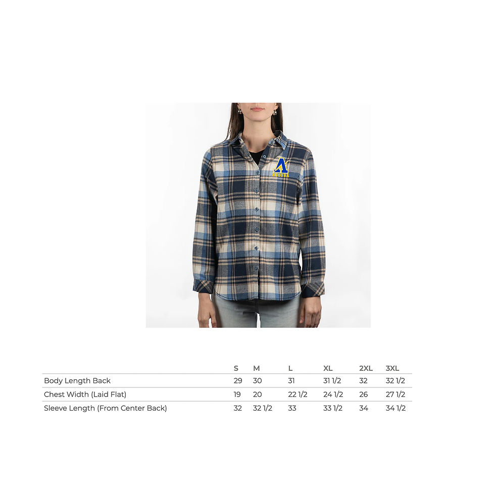 Thumbnail: Ladies Flannel, Embroidered