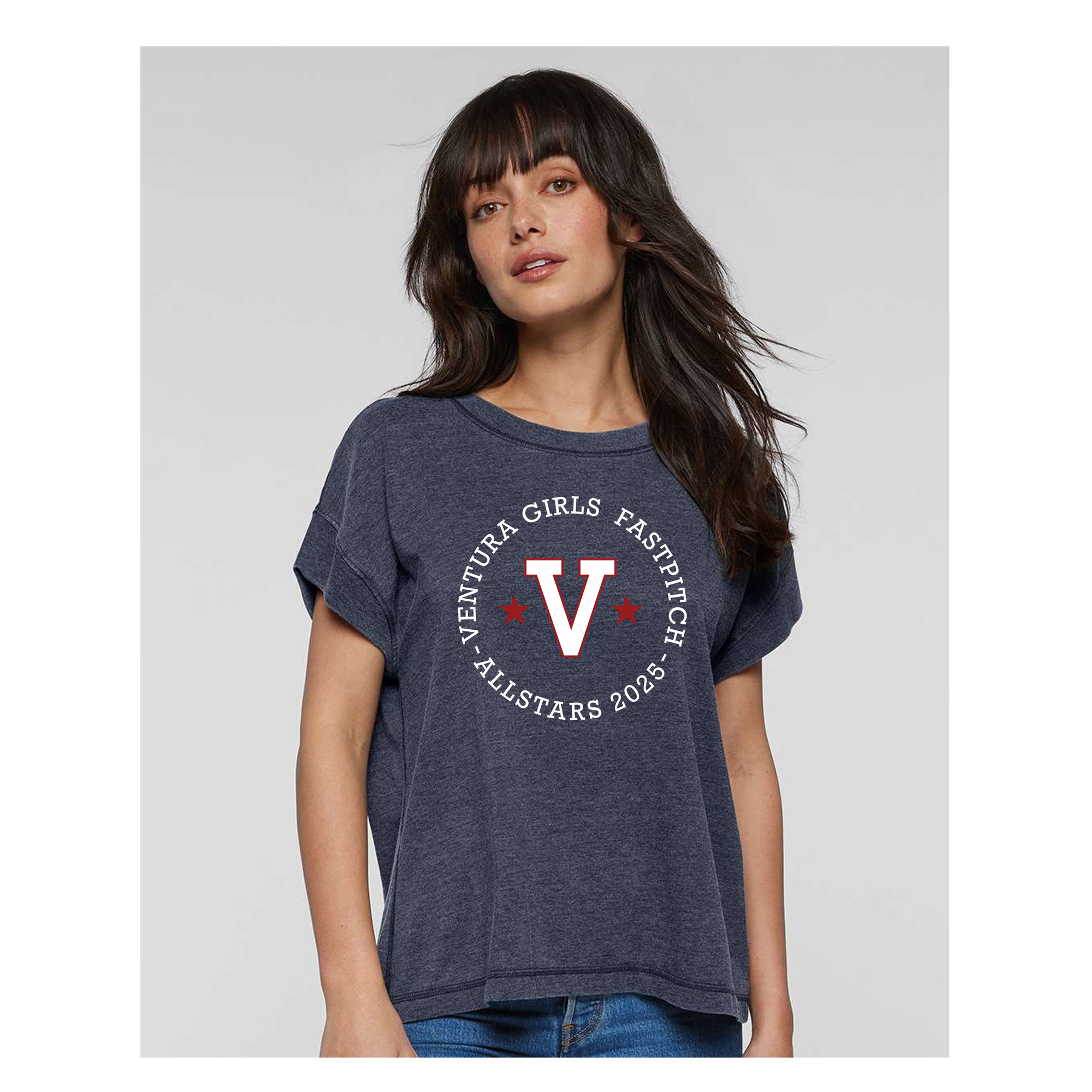 Ladies Relaxed Vintage Washed Tee