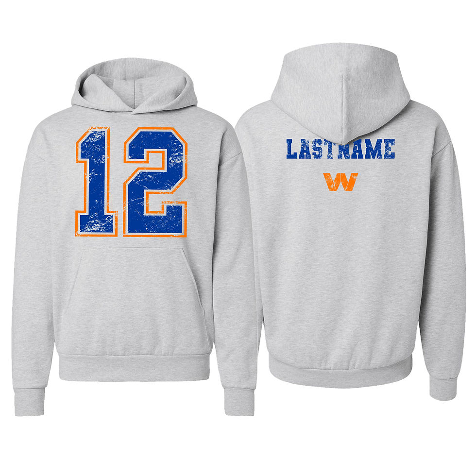 Thumbnail: CUSTOM Heather Gray Streetwear Hoodie 2 color #