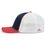 Thumbnail: Navy/Red/White Fitted, 3D Puff Flexfit