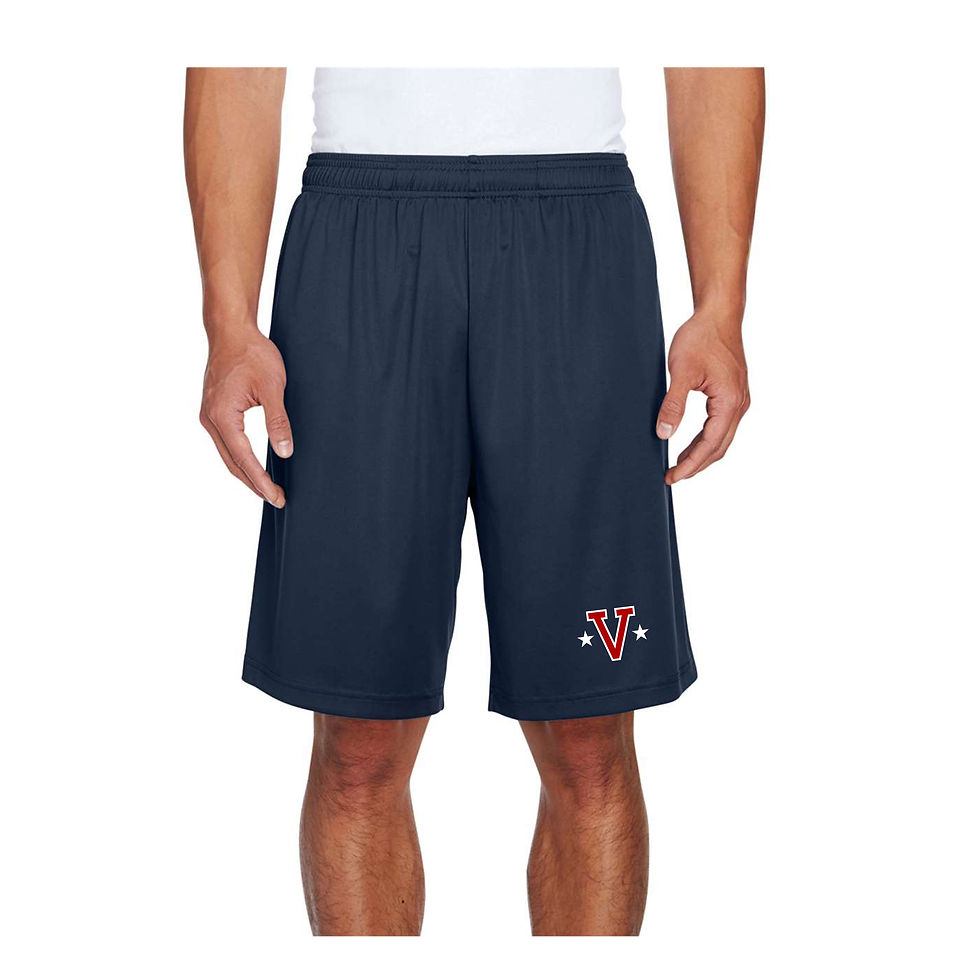 Thumbnail: Mens Navy Drifit Shorts with pockets
