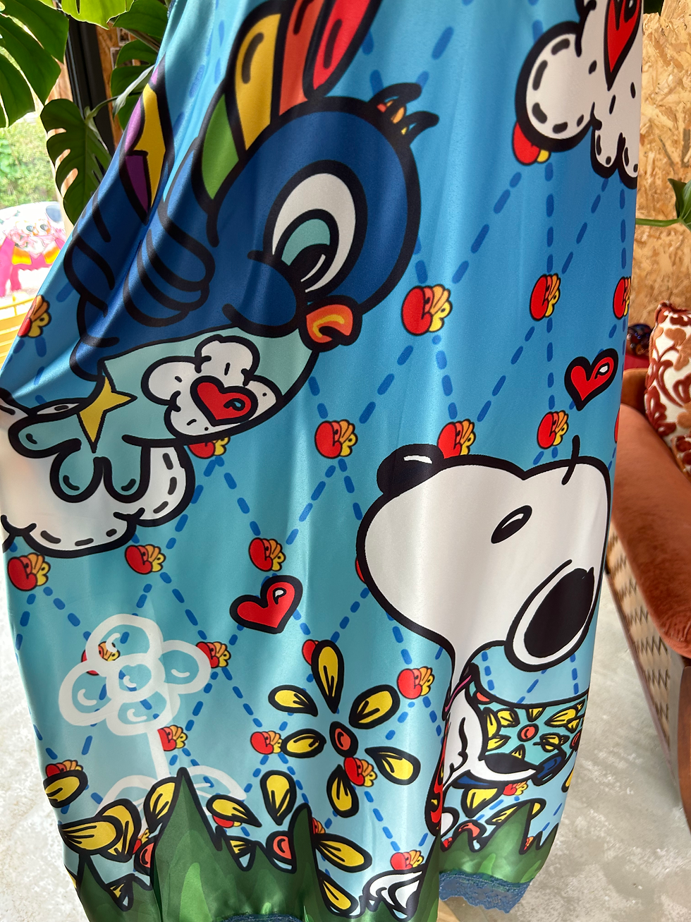 Miniature : Robe Guinguette SNOOP bleue