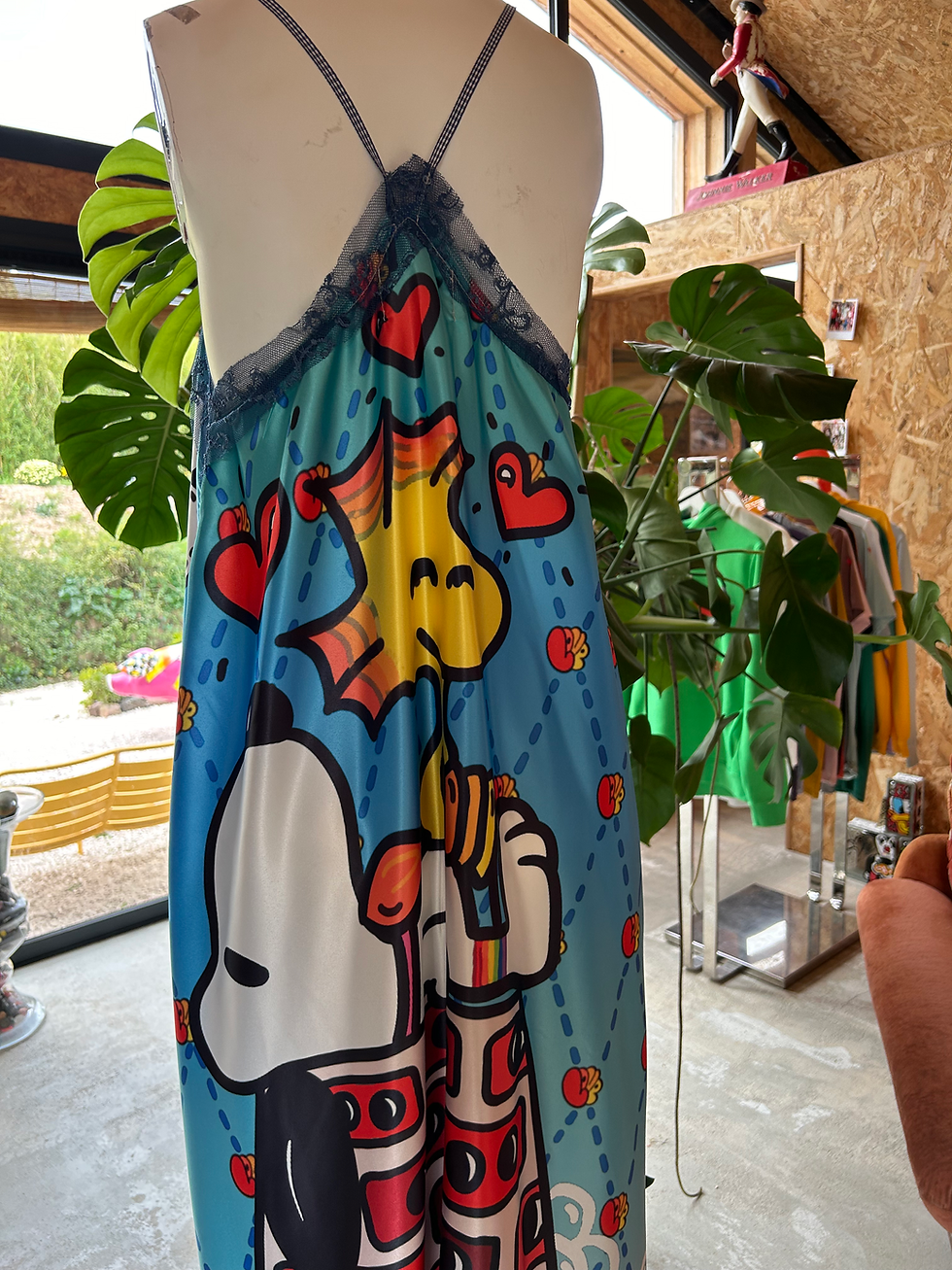 Miniature : Robe Guinguette SNOOP bleue