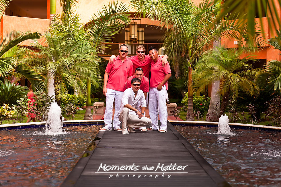 Photo 6 from Mimi & Joseph's wedding at Barcelo Maya Palace