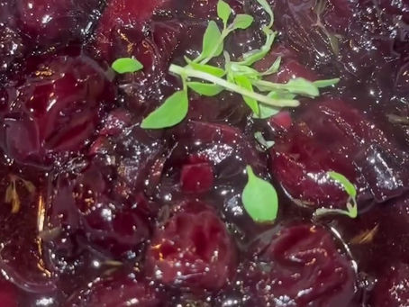 Smoked Ancho Chile Salted Steaks with Drunken Burst Sweet Cherries