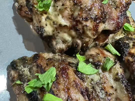 Grilled Chicken with Alabama White BBQ Sauce