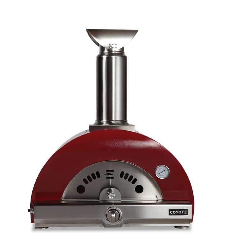 Coyote 30″ Hybrid Multi-Fuel Outdoor Pizza Oven Red (C1PZ30HR)