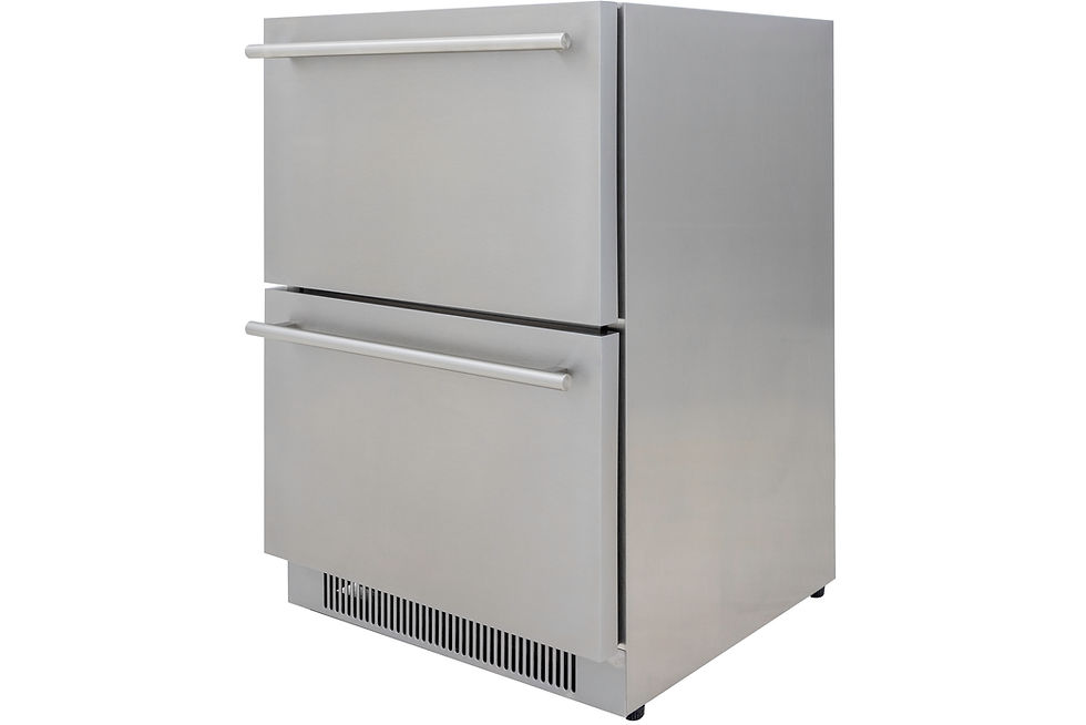 Thumbnail: BLZ-SSRF-DBDR5.1 Blaze 23.5-Inch 5.1 Cu. Ft. Double Drawer Refrigerator