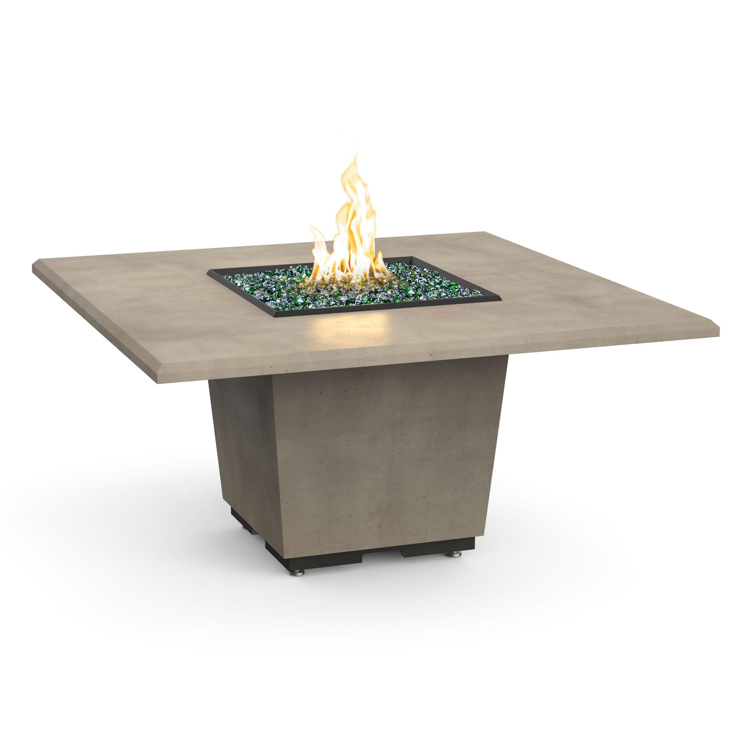 American Fyre Designs Cosmopolitan Square Dining Firetable