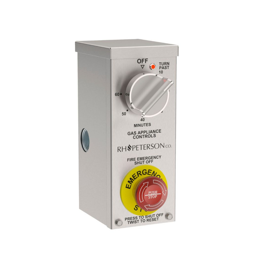American Fyre Designs Commercial Gas Emergency Stop & Electric Timer