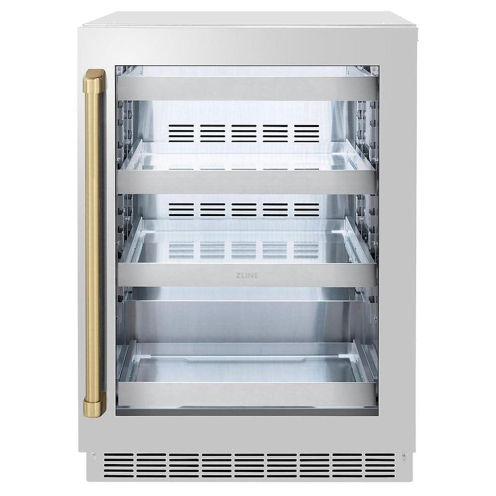 Thumbnail: ZLINE Autograph 24 in. 151 Can Outdoor Beverage Fridge