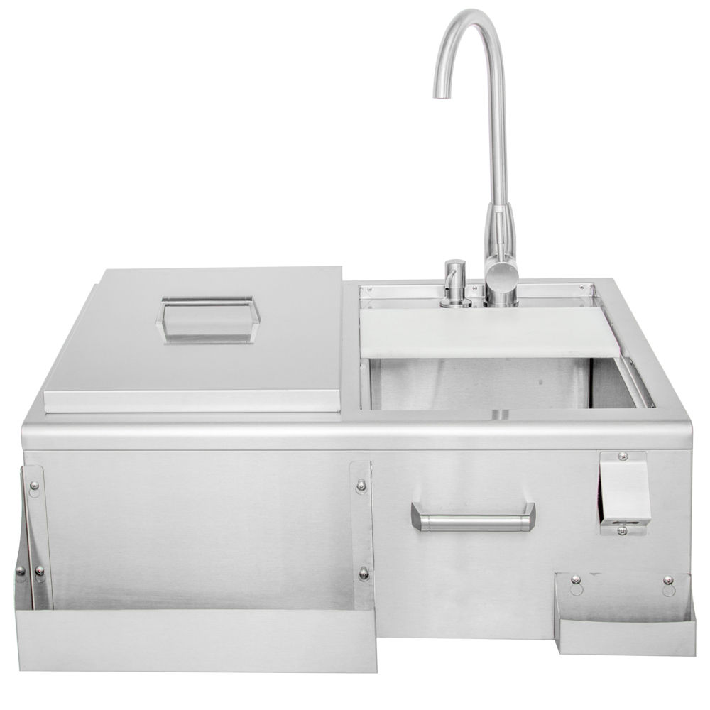 Blaze 30" Beverage Center with Sink & Ice Bin Cooler (BLZ-30CKT-SNK)