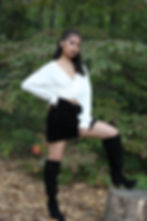 Thumbnail: Knit Sweater Top Front Knot