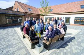 Local community members gathered in Station Yard Southwold