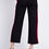 Thumbnail: Contrast Side Stripe Cropped Pants