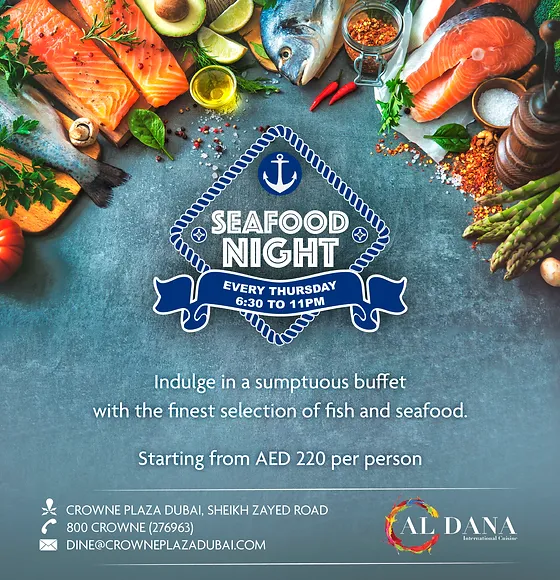 Crowne Plaza Dubai Restaurants Promotions