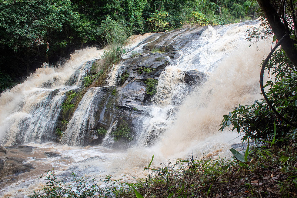 beautiful waterfalls at Pha Dok Siew Waterfall Doi inthanon chiang mai