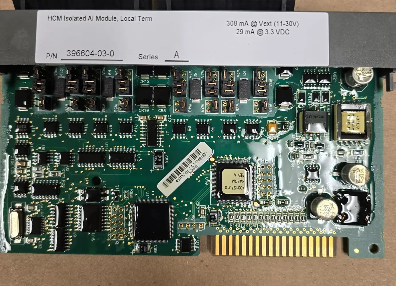 Bristol Control Wave 396604-03-0 AI Module, Series A -used