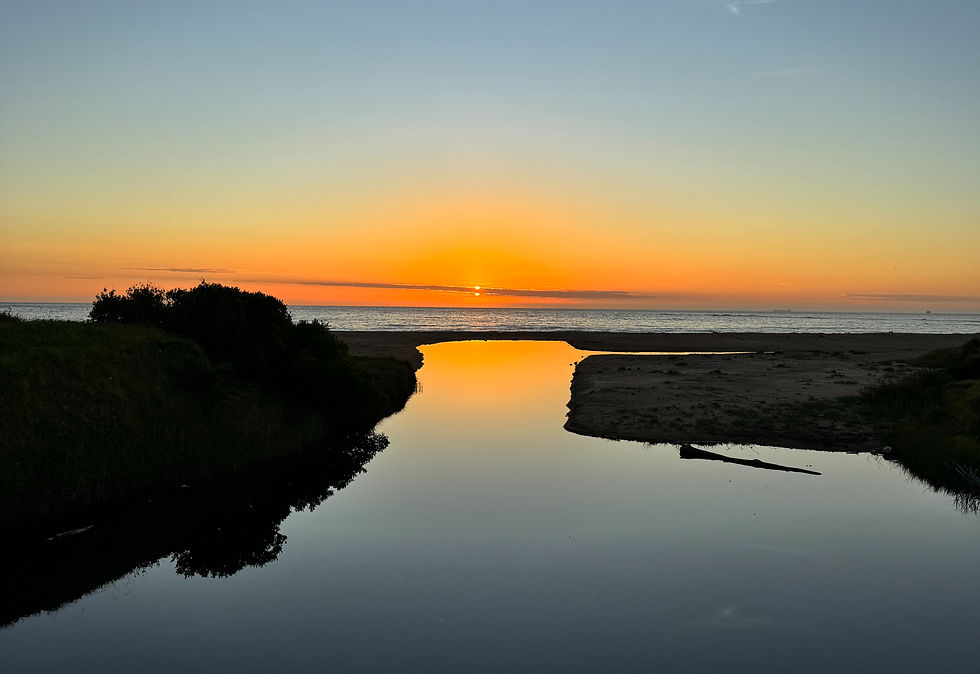 Bulli Lagoon greeting the sun
