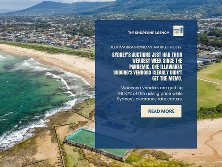 Sydney's Auctions Just Hit A Five-Year Low. Woonona's Vendors Aren't Discounting A Cent. — Week Ending 2 August 2026