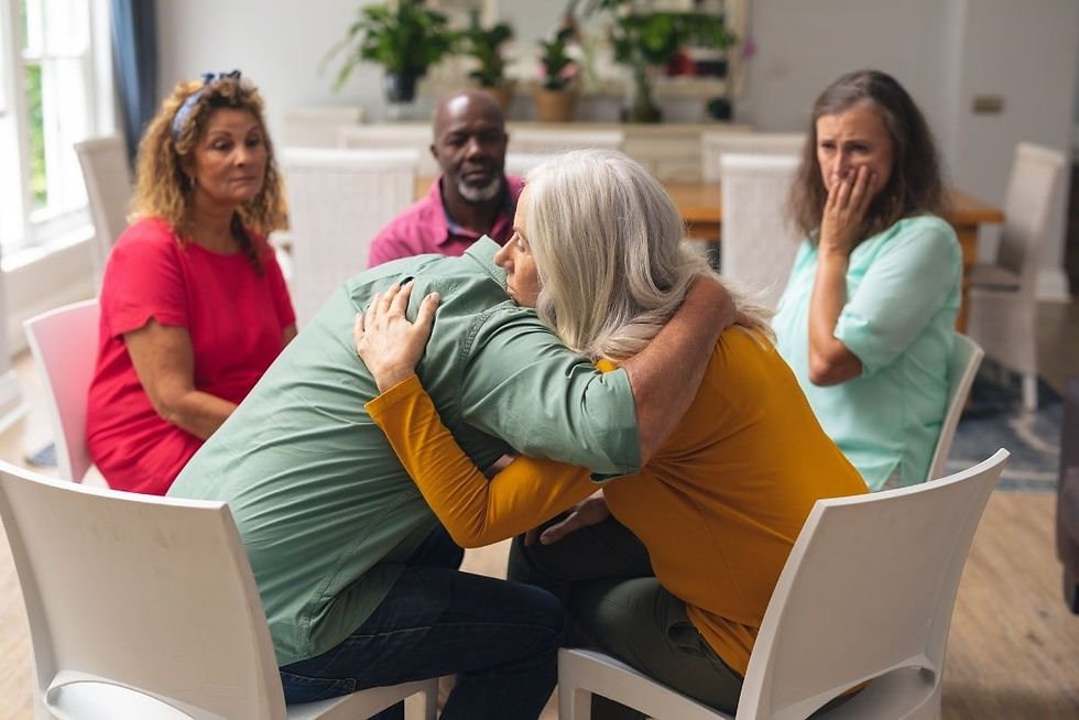 Support groups and grief specialists can provide compassion and support after a difficult loss