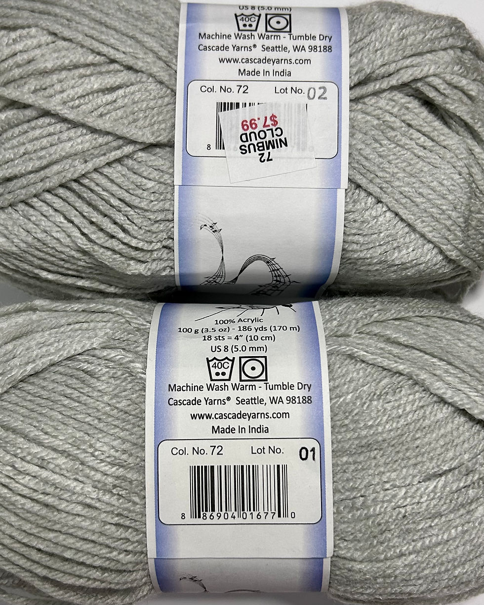 Why Keep Your Yarn Labels