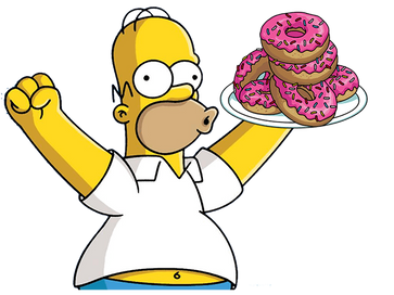 Rosquinhas do Homer! Como Fazer os Donuts Americanos!