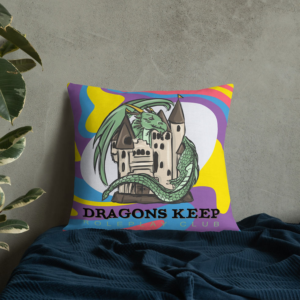 Thumbnail: Premium Pillow Purple Swirl